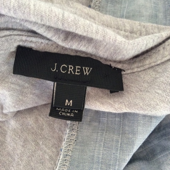 J. CREW STRIPED CINCH FRONT SLEEVELESS TOP  MEDIUM NWOT - Picture 4 of 8